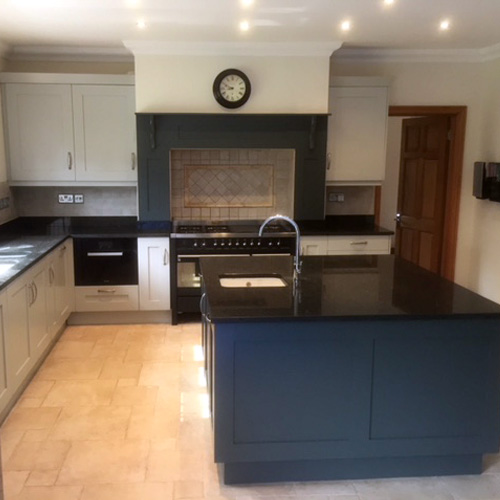 Esher Kitchen Respray Project - Call us on  07810 208 496 or 0161 371 7304 -The Kitchen Respray Company Project