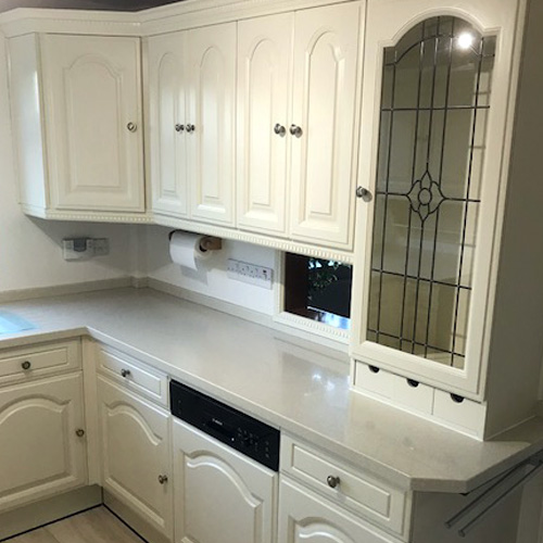 Marlow Kitchen Respray Project - Call us on  07894 576 605 or 0161 371 7304 -The Kitchen Respray Company Project