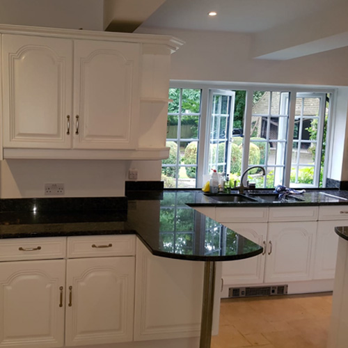 Tadworth Kitchen Respray Project - Call us on  07894 576 605 or 0161 371 7304